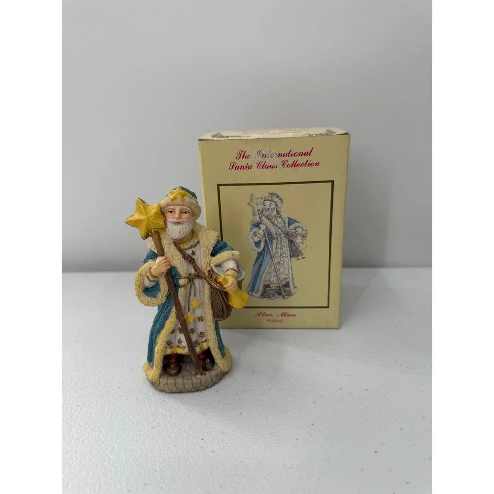 International Santa Claus Collection Star Man Poland SC04 Figurine 1992 Vintage